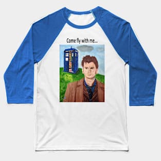 The Doctor & TARDIS Baseball T-Shirt